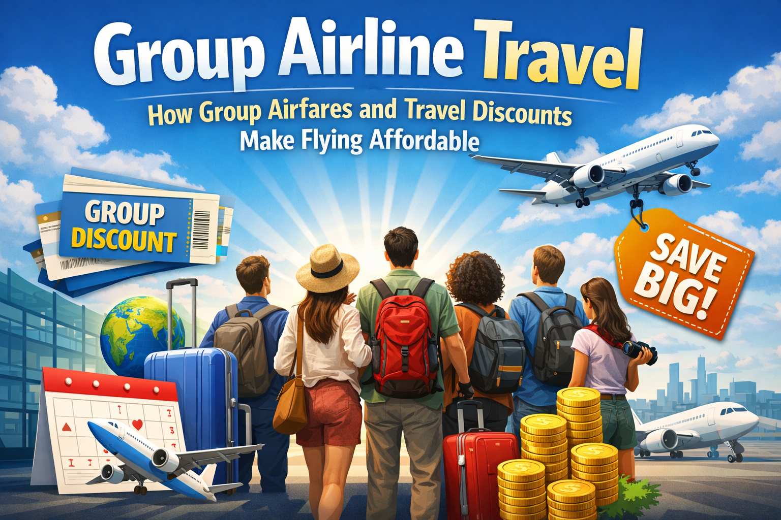 group airline travel